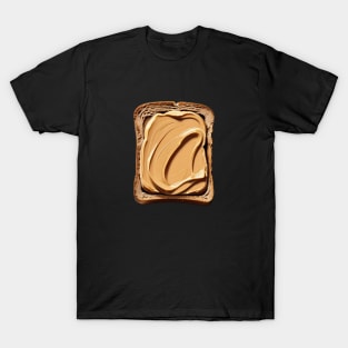 Peanut Butter Toast Kawaii Breakfast Yummy Vintage Sandwich T-Shirt